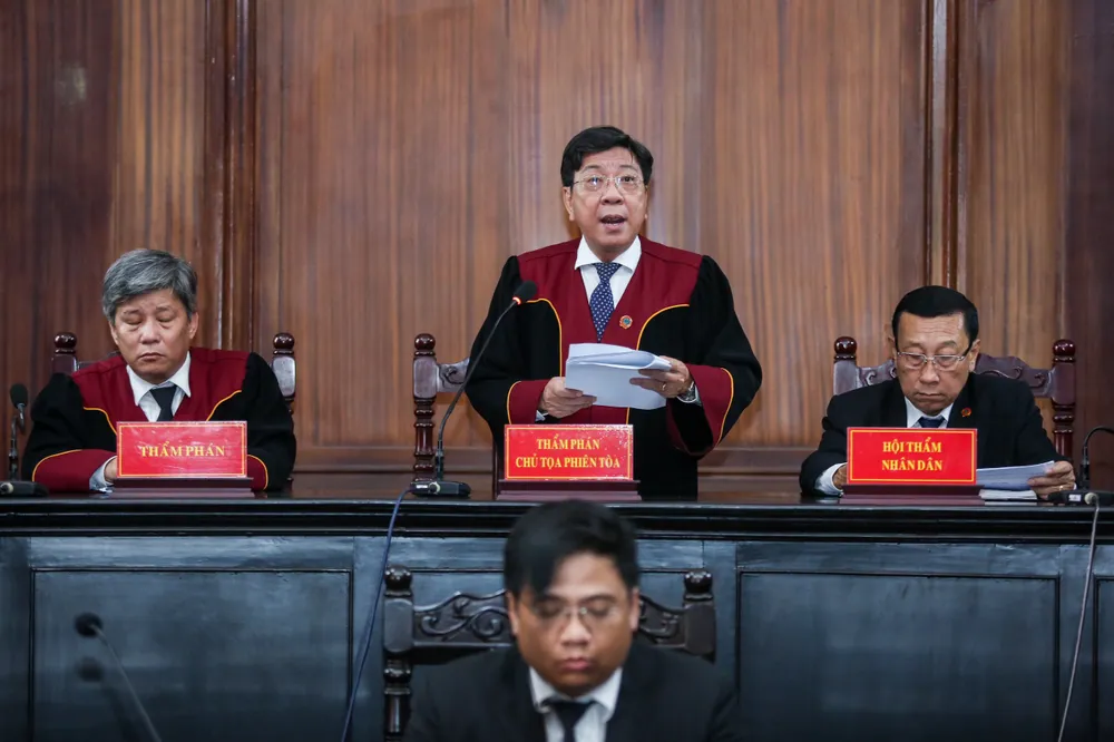 HĐXX tuyên án các bị cáo tại phiên tòa