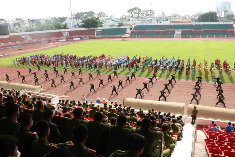 Quang cảnh buổi lễ.