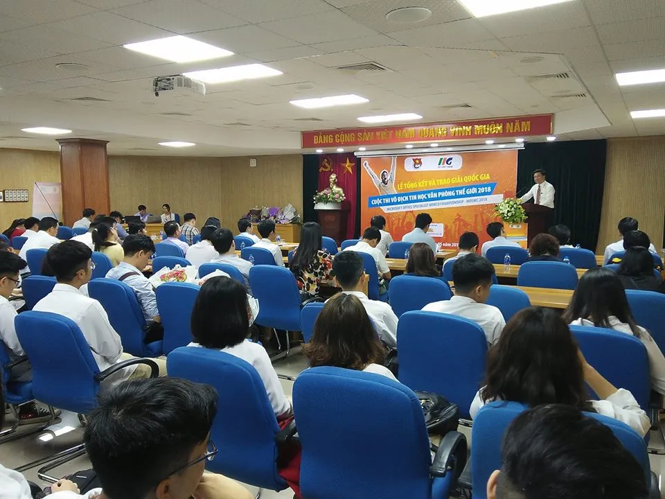Lễ trao giải cuộc thi Vô địch Tin học Văn phòng Thế giới 2018