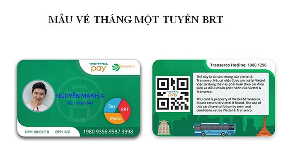 Buýt nhanh BRT Hà Nội chính thức dùng vé điện tử