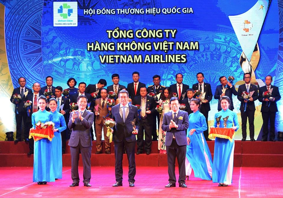 Vietnam Airlines được vinh danh Thương hiệu Quốc gia 2018