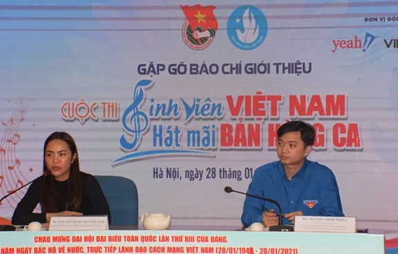 Họp báo công bố cuộc thi "Sinh viên Việt Nam - hát mãi bản hùng ca"