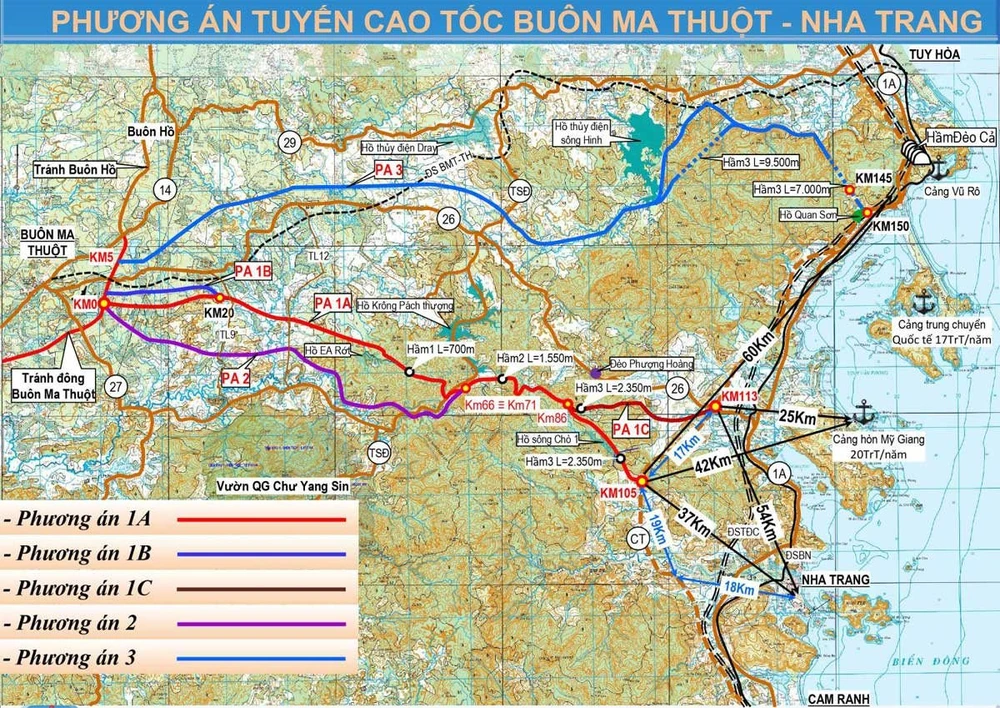 Cần gần 22.000 tỷ đồng đầu tư đường cao tốc Khánh Hòa - Buôn Ma Thuột