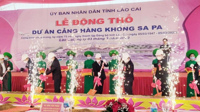 Lễ động thổ dự án Cảng hàng không Sa Pa