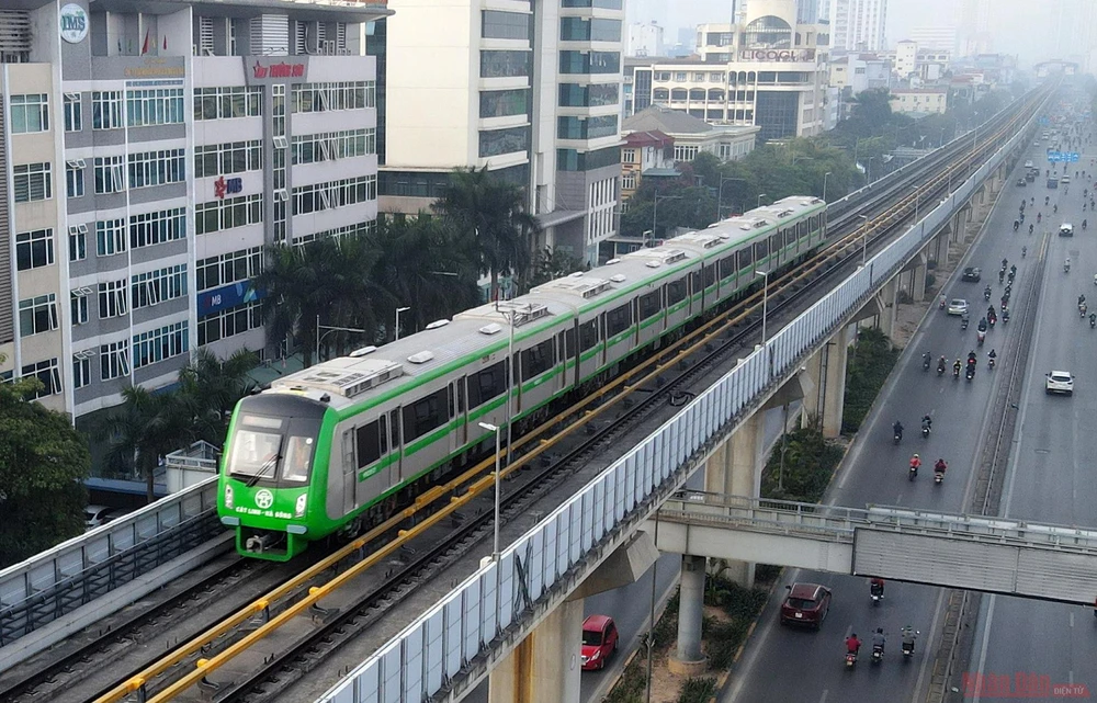 Hanoi Metro đã vận hành 109.000 lượt tàu an toàn