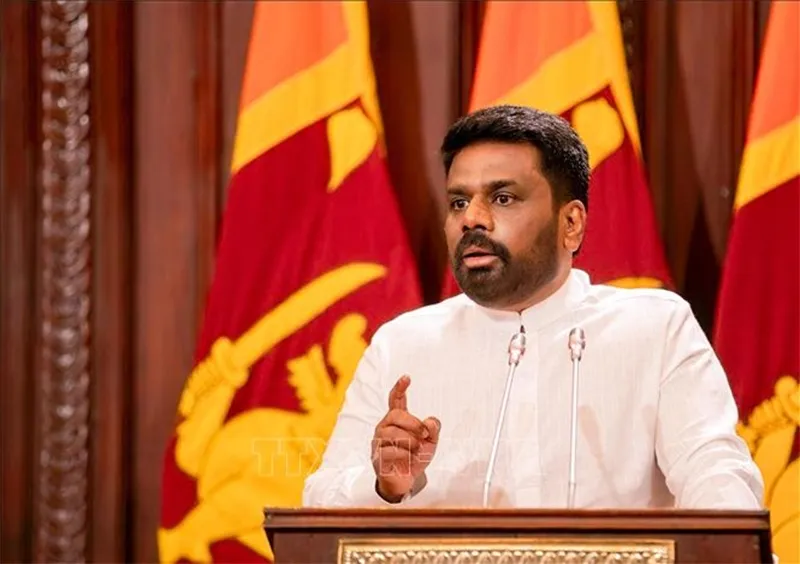 Tổng thống nước Cộng hòa xã hội chủ nghĩa dân chủ Sri Lanka Anura Kumara Dissanayaka. Ảnh: TTXVN