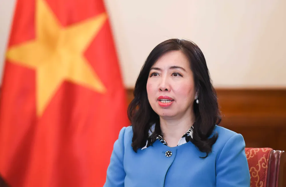 Thứ trưởng Bộ Ngoại giao Lê Thị Thu Hằng.