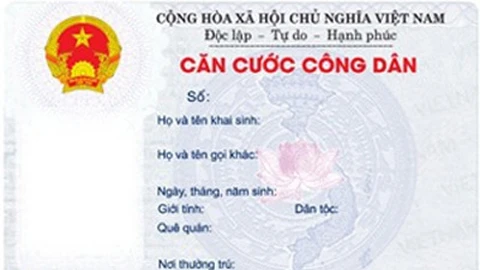 Quy định mới về mẫu thẻ căn cước công dân