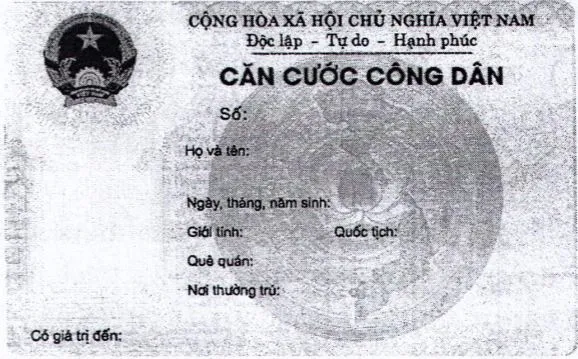 Bộ Công an công bố hợp nhất về mẫu thẻ căn cước công dân ảnh 1