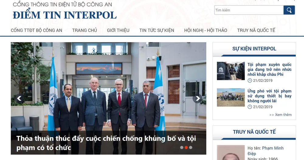 Bộ Công an mở chuyên mục phòng chống tội phạm quốc tế ảnh 1 Bộ Công an mở chuyên mục phòng chống tội phạm quốc tế ảnh 1