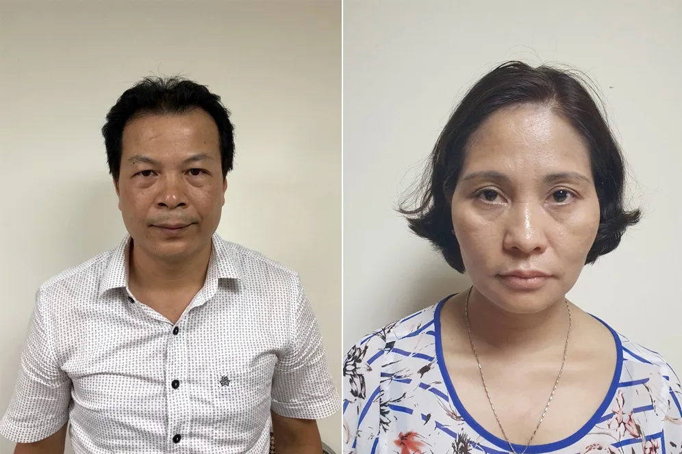 Khởi tố thêm 2 cán bộ CDC Hà Nội trong vụ án nâng giá thầu mua máy xét nghiệm Covid-19 ảnh 1