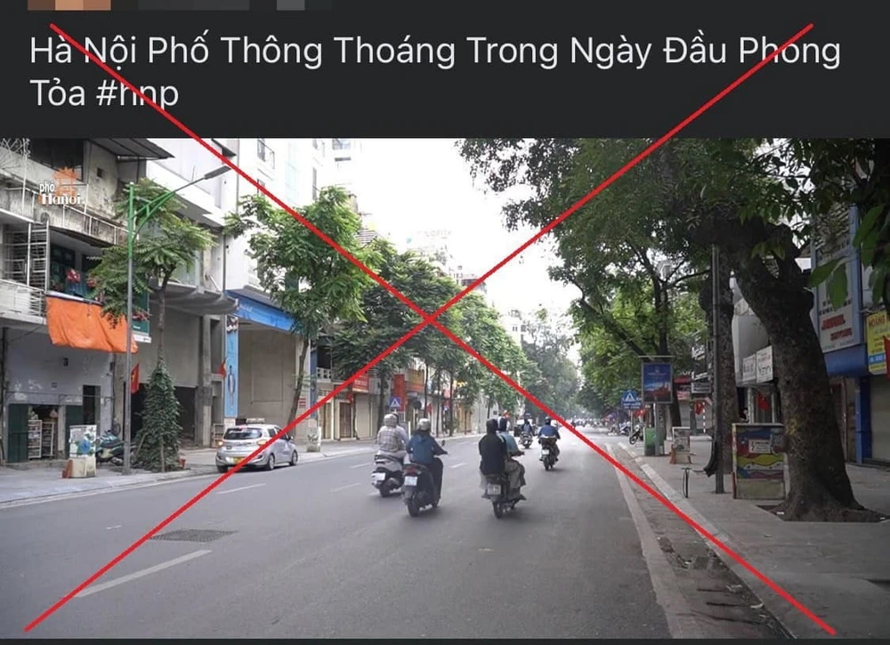 Xử phạt chủ trang “Hà Nội phố” vì đăng tin phong tỏa sai sự thật