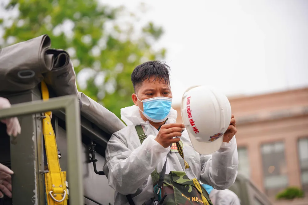 15 xe đặc chủng phun khử khuẩn tại 3 quận nội thành Hà Nội ảnh 6 15 xe đặc chủng phun khử khuẩn tại 3 quận nội thành Hà Nội ảnh 6