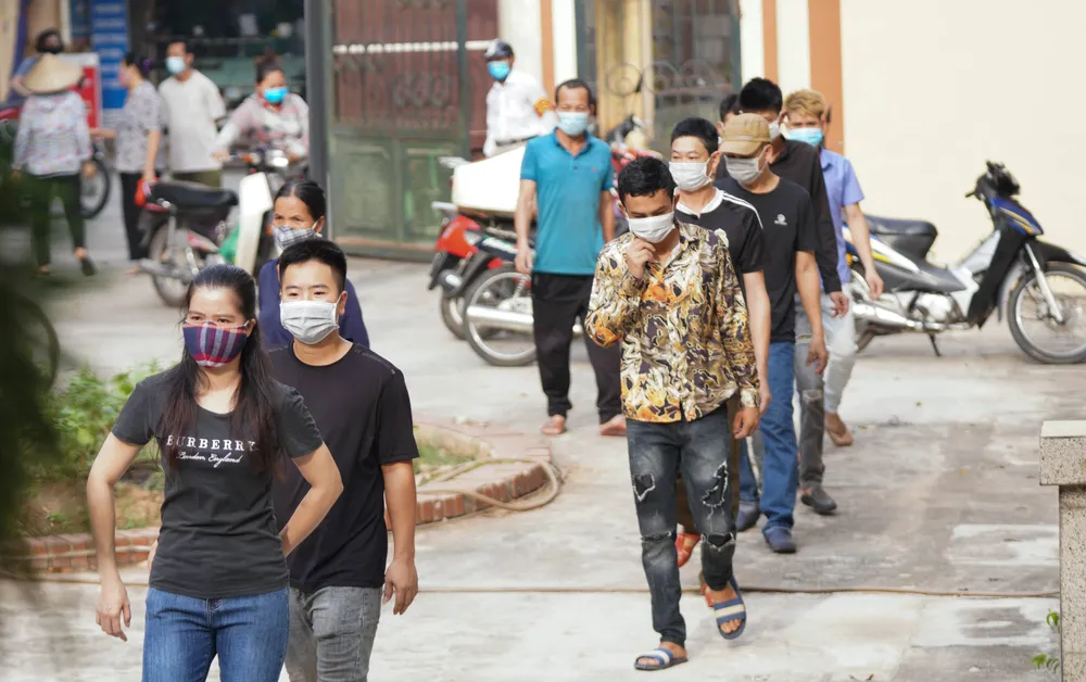 500 công nhân, tiểu thương phải xét nghiệm sàng lọc Covid-19 ảnh 3 500 công nhân, tiểu thương phải xét nghiệm sàng lọc Covid-19 ảnh 3