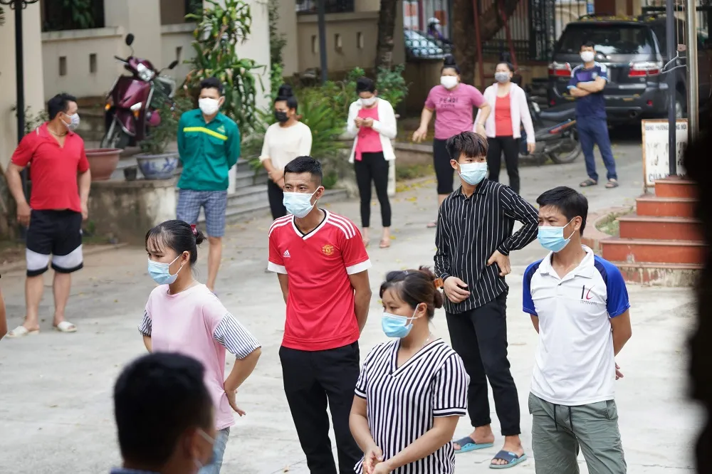 500 công nhân, tiểu thương phải xét nghiệm sàng lọc Covid-19 ảnh 4 500 công nhân, tiểu thương phải xét nghiệm sàng lọc Covid-19 ảnh 4