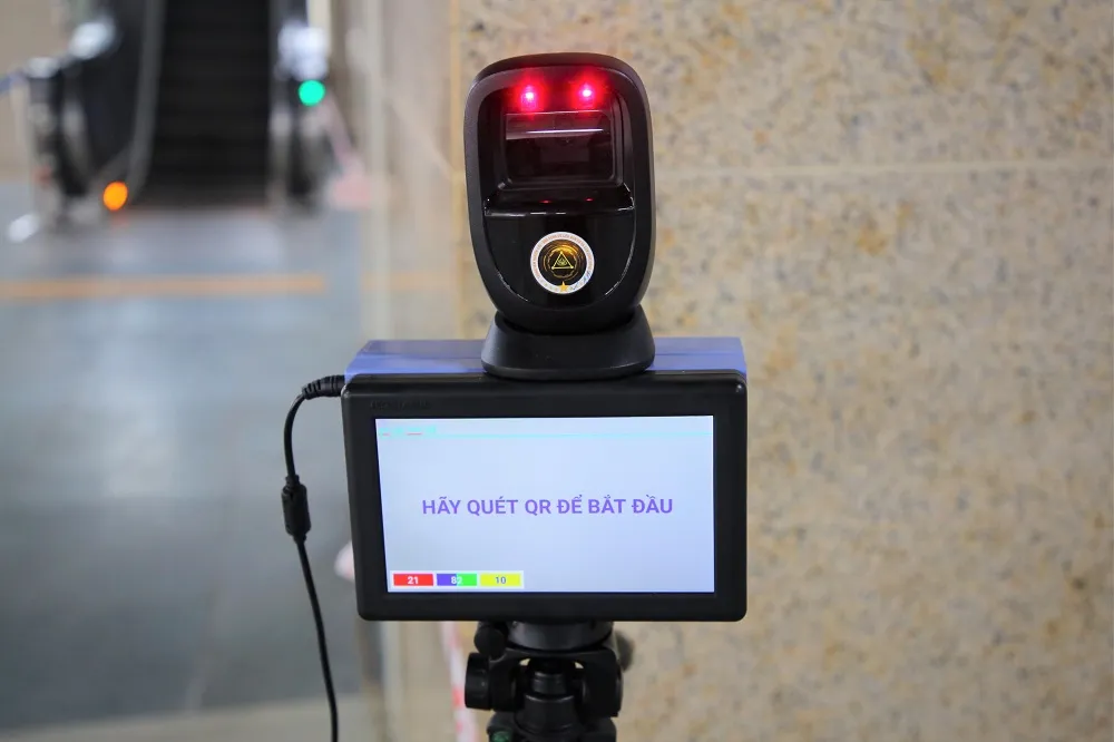 Lắp đặt thử nghiệm hệ thống camera quét mã QR tại ga Cát Linh ảnh 10 Lắp đặt thử nghiệm hệ thống camera quét mã QR tại ga Cát Linh ảnh 10