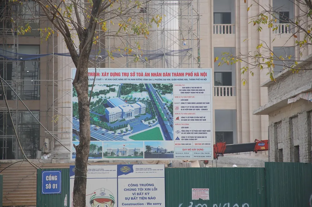 Cháy lớn tại trụ sở Tòa án nhân dân TP Hà Nội đang hoàn thiện ảnh 1