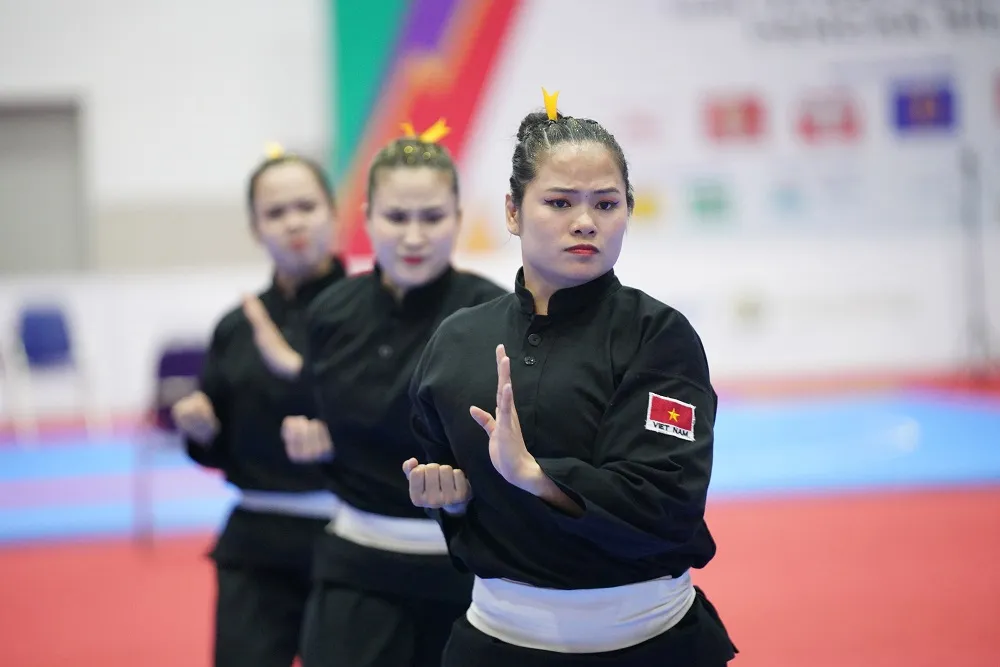 Các võ sĩ Pencak Silat 'cháy' hết mình trên sàn đấu Đông Nam Á ảnh 9