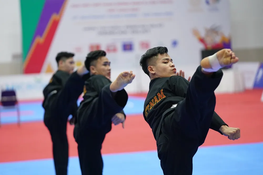 Các võ sĩ Pencak Silat 'cháy' hết mình trên sàn đấu Đông Nam Á ảnh 4