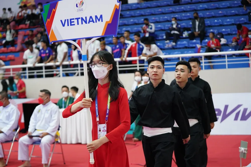 Các võ sĩ Pencak Silat 'cháy' hết mình trên sàn đấu Đông Nam Á ảnh 1