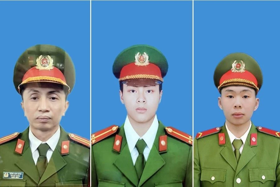 Ngày 5-8, Công an TP Hà Nội tổ chức lễ tang 3 cán bộ, chiến sĩ hy sinh khi tham gia chữa cháy ảnh 1 Ngày 5-8, Công an TP Hà Nội tổ chức lễ tang 3 cán bộ, chiến sĩ hy sinh khi tham gia chữa cháy ảnh 1