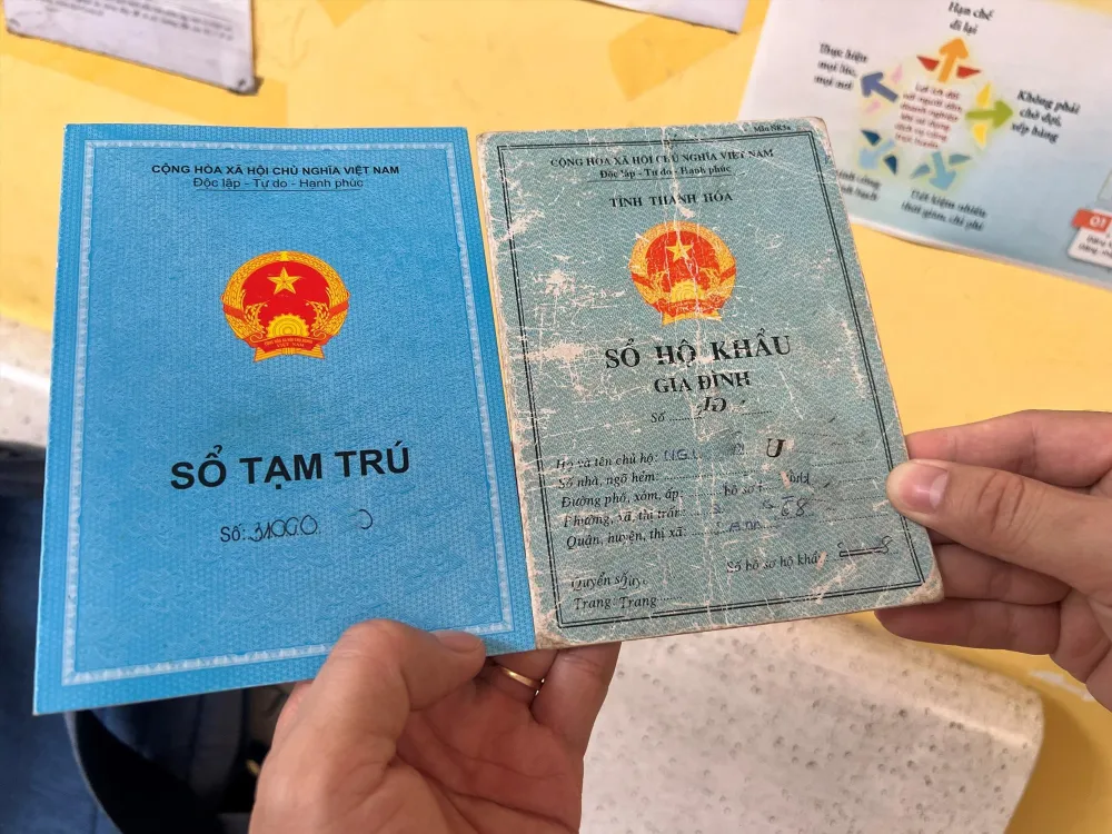 Từ hôm nay, sổ hộ khẩu, sổ tạm trú giấy hết hiệu lực Từ hôm nay, sổ hộ khẩu, sổ tạm trú giấy hết hiệu lực