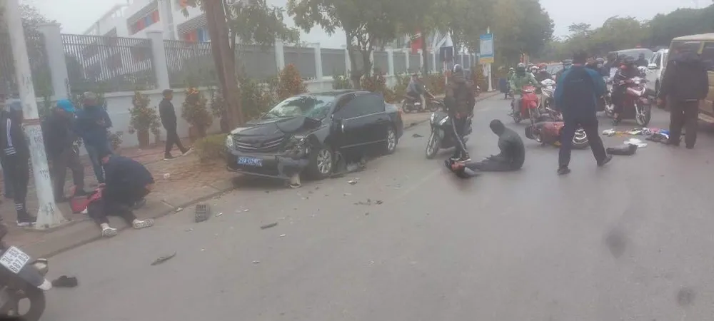 Hiện trường vụ tai nạn Hiện trường vụ tai nạn