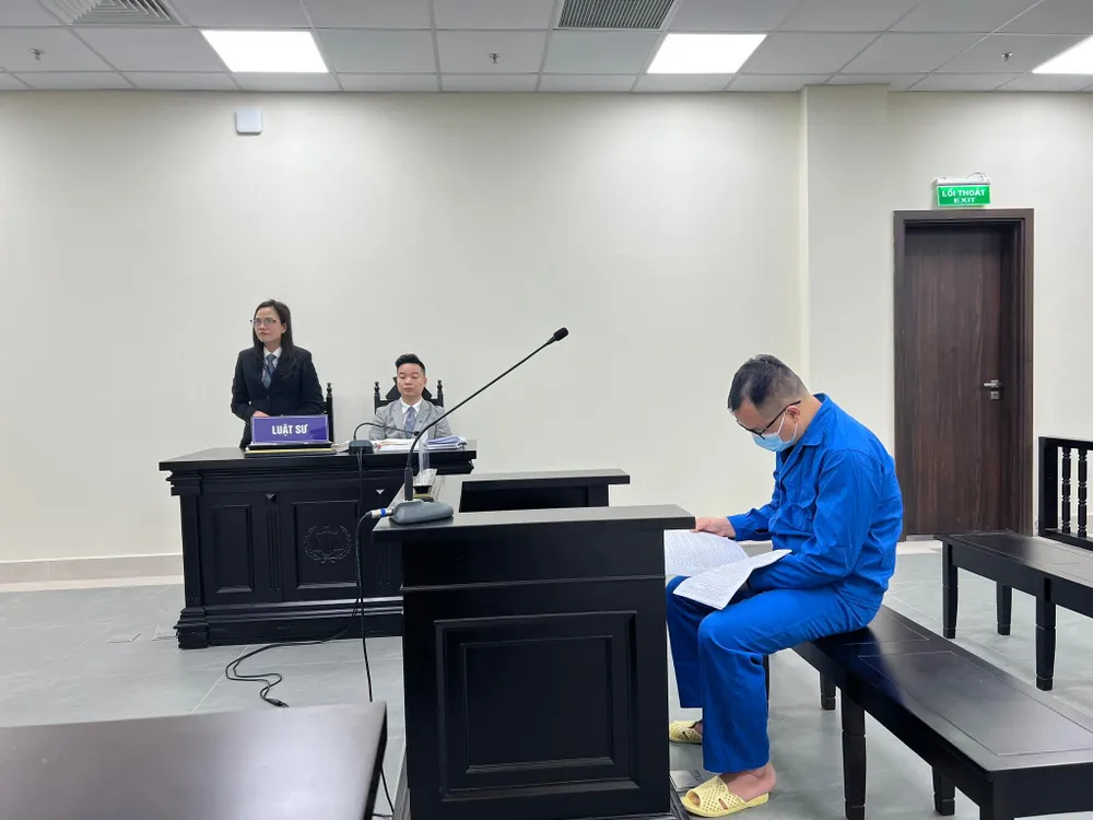 Bị cáo Đặng Như Quỳnh tại phiên tòa sáng nay