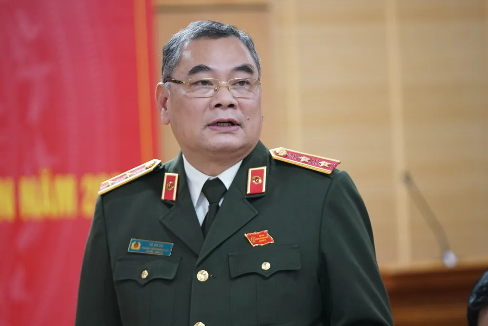 Trung tướng Tô Ân Xô. Ảnh: ĐỖ TRUNG Trung tướng Tô Ân Xô. Ảnh: ĐỖ TRUNG