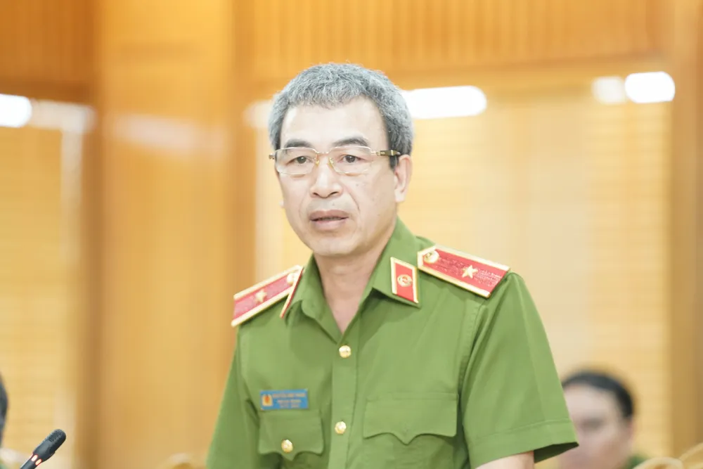 Thiếu tướng Nguyễn Văn Thành, Phó Cục trưởng C03. Ảnh: ĐỖ TRUNG