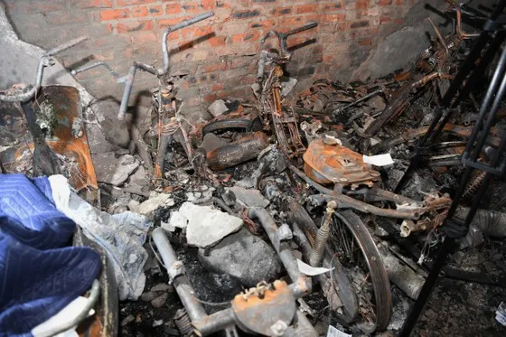 Nhiều tài sản trong vụ cháy bị thiêu rụi