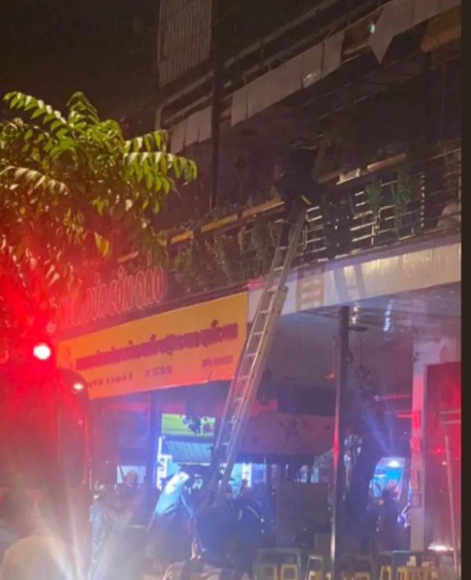 Hiện trường vụ cháy Hiện trường vụ cháy