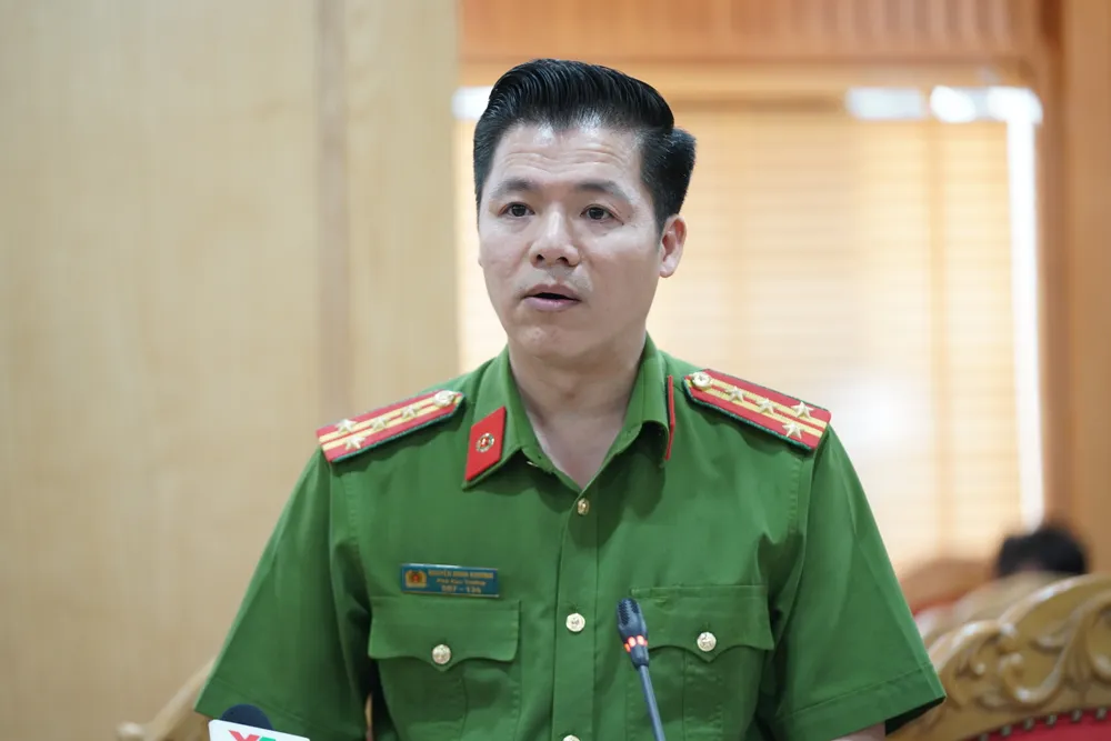 Đại tá Nguyễn Minh Khương, Phó Cục trưởng Cục Cảnh sát PCCC-CNCH. Ảnh: ĐỖ TRUNG