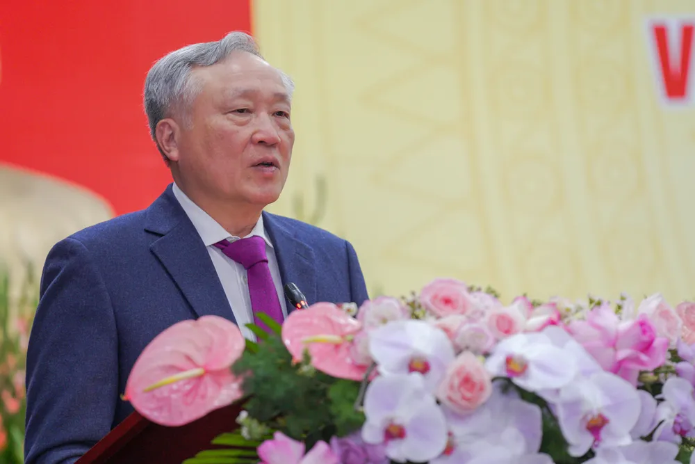 Phó Thủ tướng Thường trực Nguyễn Hòa Bình phát biểu chỉ đạo tại hội nghị. Ảnh: ĐỖ TRUNG 2-7127.jpg