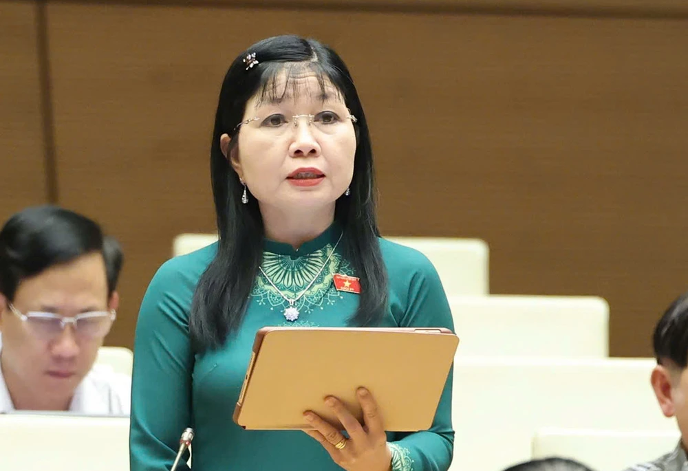 Đại biểu Trần Thị Thanh Hương (An Giang). Ảnh: QUANG PHÚC huong.jpg