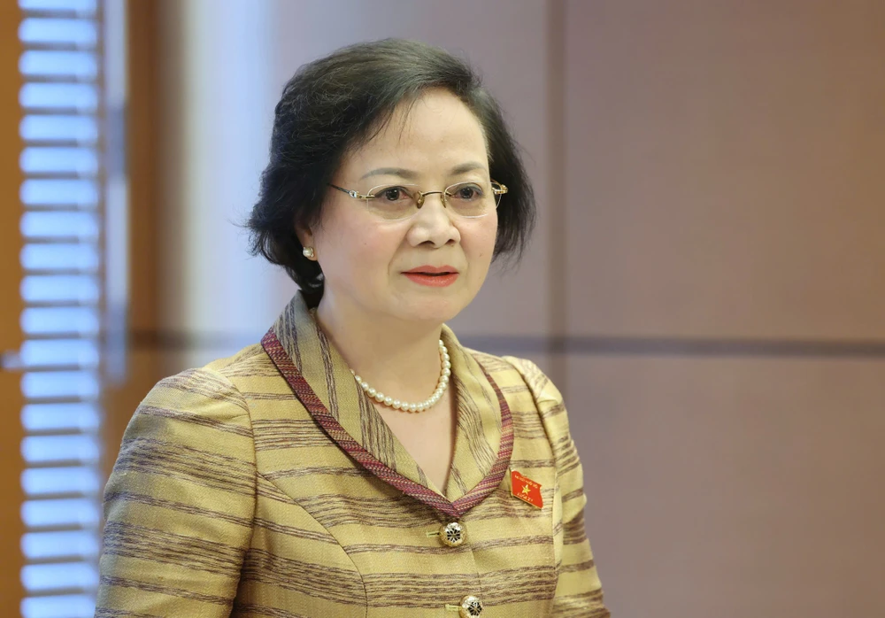 Bộ trưởng Bộ Nội vụ Phạm Thị Thanh Trà. Ảnh: QUANG PHÚC z6577506338479_33ba3b2320ef4856c085c00688835a10.jpg