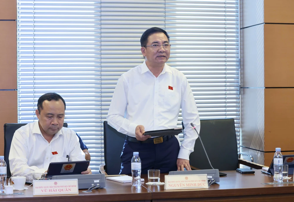 Đại biểu Nguyễn Minh Đức. Ảnh: QUANG PHÚC NguyenMinhDuc.jpg