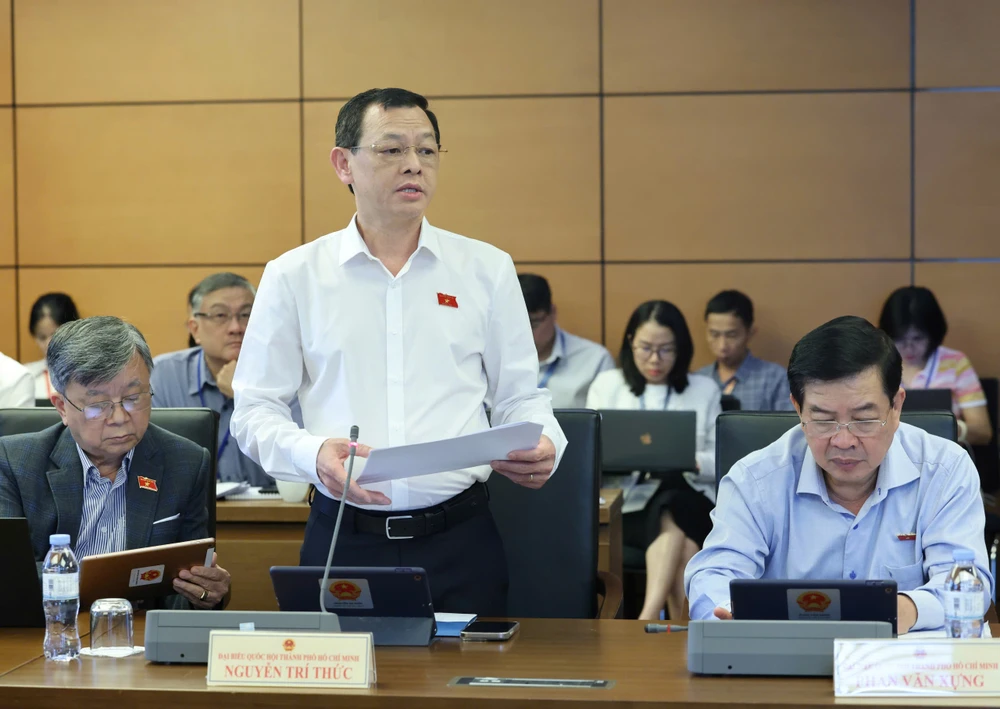 Đại biểu Nguyễn Tri Thức. Ảnh: QUANG PHÚC NguyenTriThuc.jpg