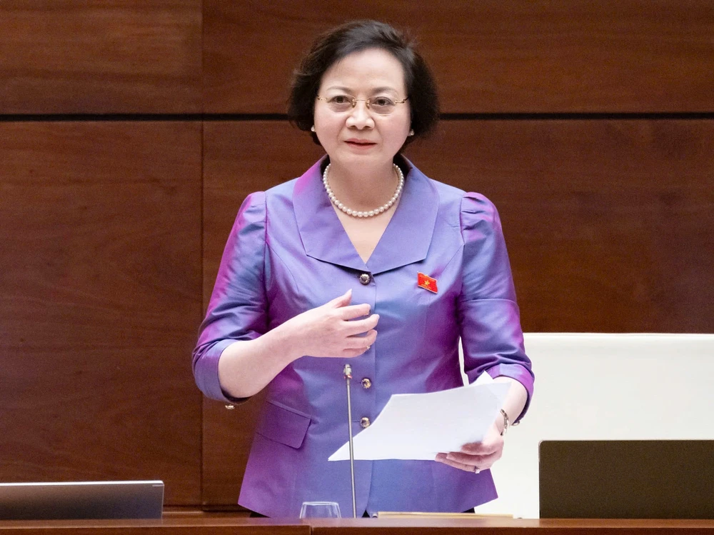 Bộ trưởng Bộ Nội vụ Phạm Thị Thanh Trà. Ảnh: QUANG PHÚC BT Tra.jpg