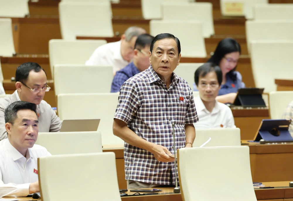 ĐB Phạm Văn Hòa (Đồng Tháp). Ảnh: QUANG PHÚC Pham Van Hoa.jpg