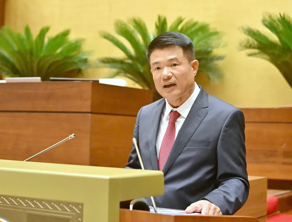 Viện trưởng Viện Kiểm sát nhân dân tối cao Nguyễn Huy Tiến. Ảnh: QUANG PHÚC HuyTien.jpg