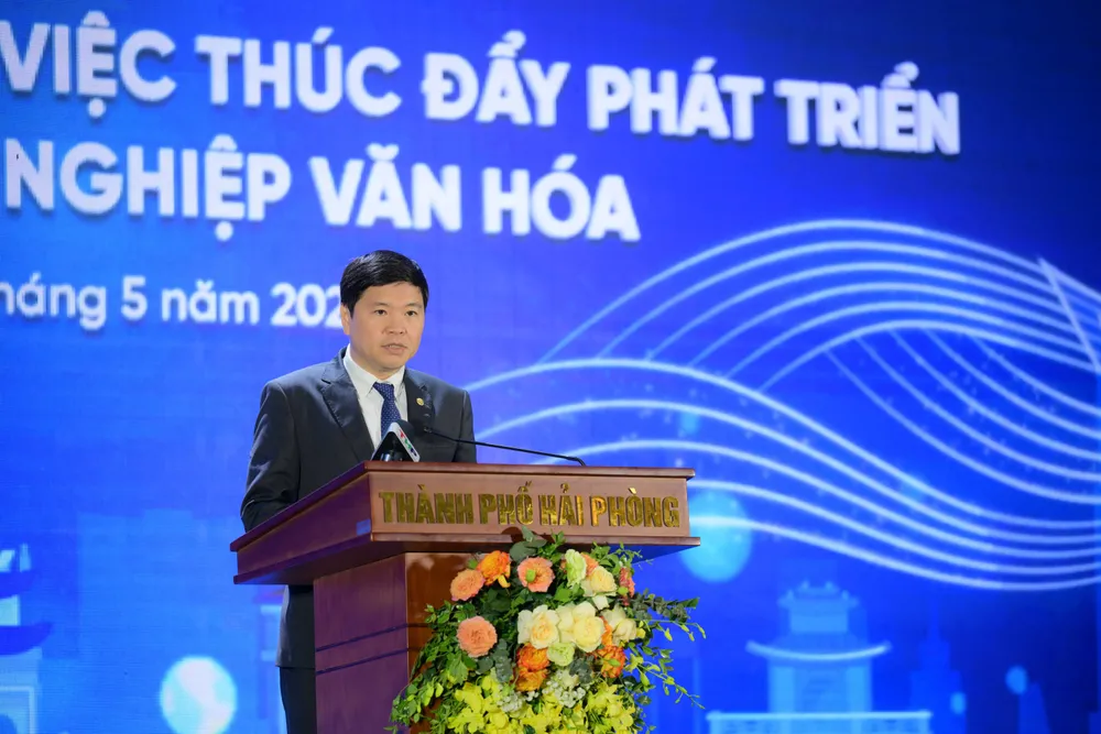 Ông Hoàng Minh Cường, Phó Chủ tịch UBND TP Hải Phòng. Ảnh: ĐỖ TRUNG DSC_6139.jpg