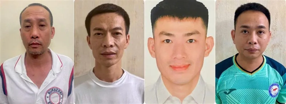 Các đối tượng (từ trái sang phải): Nguyễn Anh Tuấn, Trịnh Văn Tuấn, Nguyễn Xuân Long, Nguyễn Mạnh Cường 1kt.jpg