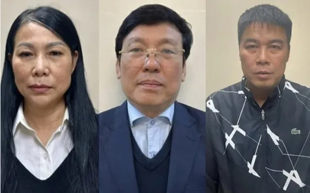 Bị cáo Nguyễn Văn Hậu (bìa phải) cùng các cựu lãnh đạo tỉnh Vĩnh Phúc trong vụ án anh-chup-man-hinh-2025-03-20-luc.jpg