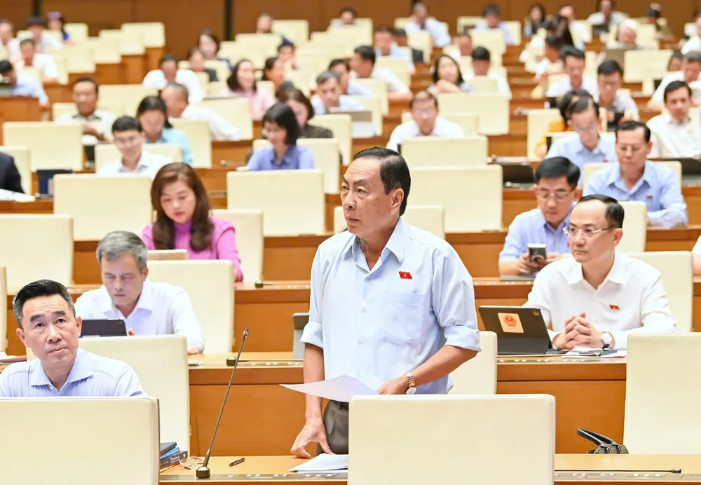 ĐB Phạm Văn Hòa (Đồng Tháp). Ảnh: QUANG PHÚC ĐB Hòa.jpg