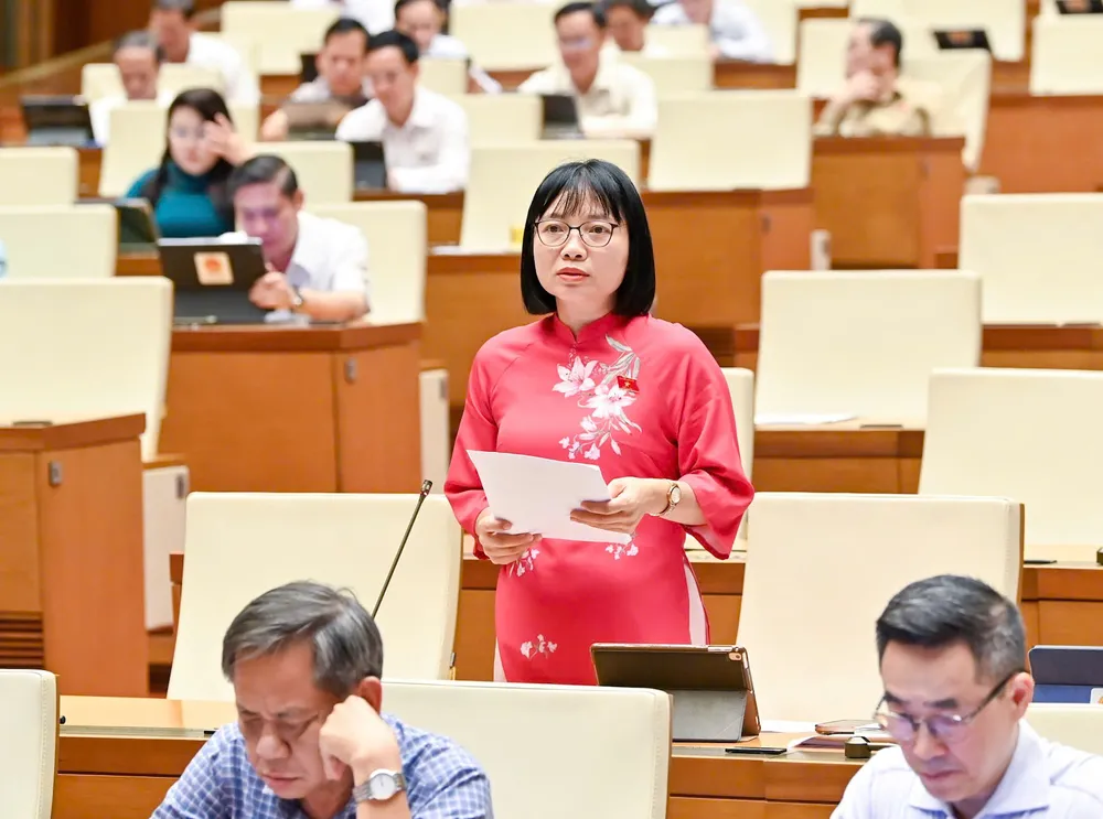 ĐB Nguyễn Thị Việt Nga (Hải Dương). Ảnh: QUANG PHÚC ĐB Việt Nga.jpg