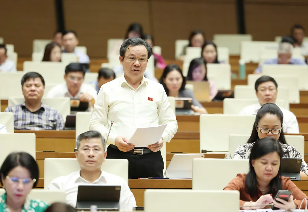 ĐB Hoàng Văn Cường (Hà Nội). Ảnh: QUANG PHÚC DB Cuong.jpg