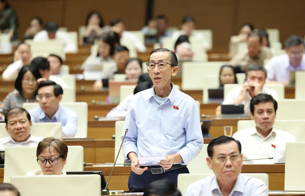 ĐB Trần Hoàng Ngân (TPHCM). Ảnh: QUANG PHÚC ĐB Tran Hoang Ngan.jpg