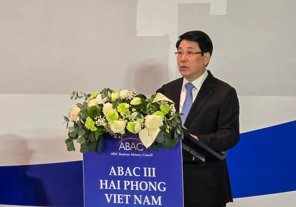 Chủ tịch nước Lương Cường phát biểu khai mạc Kỳ họp ABAC 3 CTN.jpg