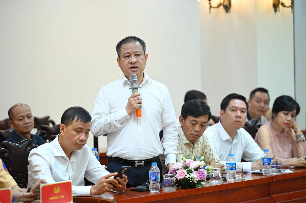 Ông Nguyễn Công Hùng (Giám đốc Mai Linh Hà Nội). Ảnh: ĐỖ TRUNG DSC_3909.JPG